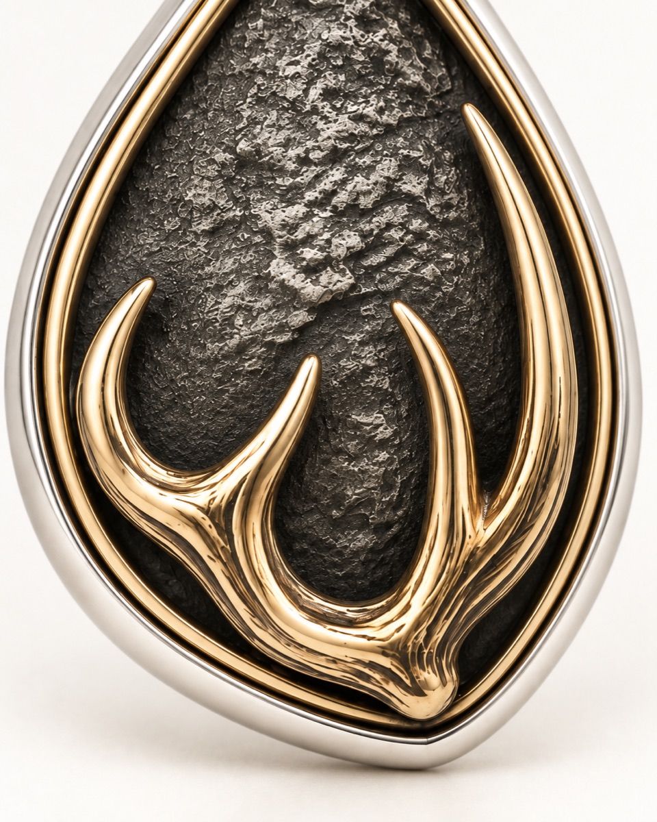 Antler Pendant — Motif detail