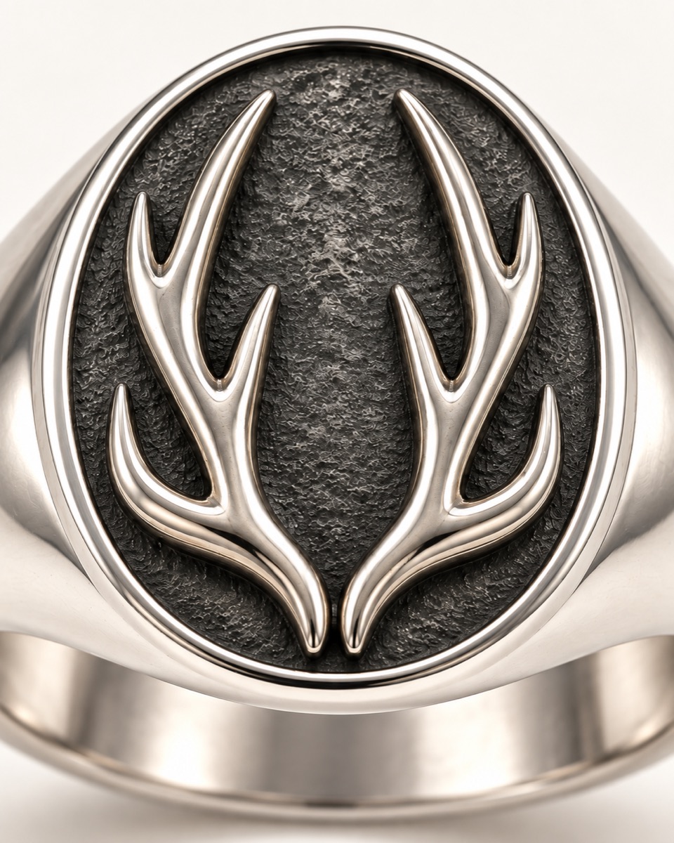 Antler Signet — Motif detail