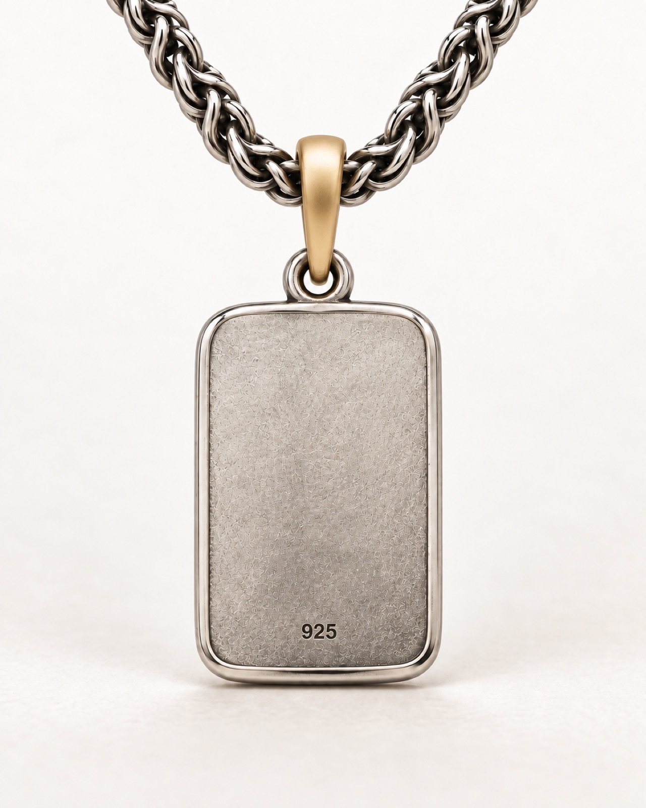 Custom Ranch Brand Pendant — Back