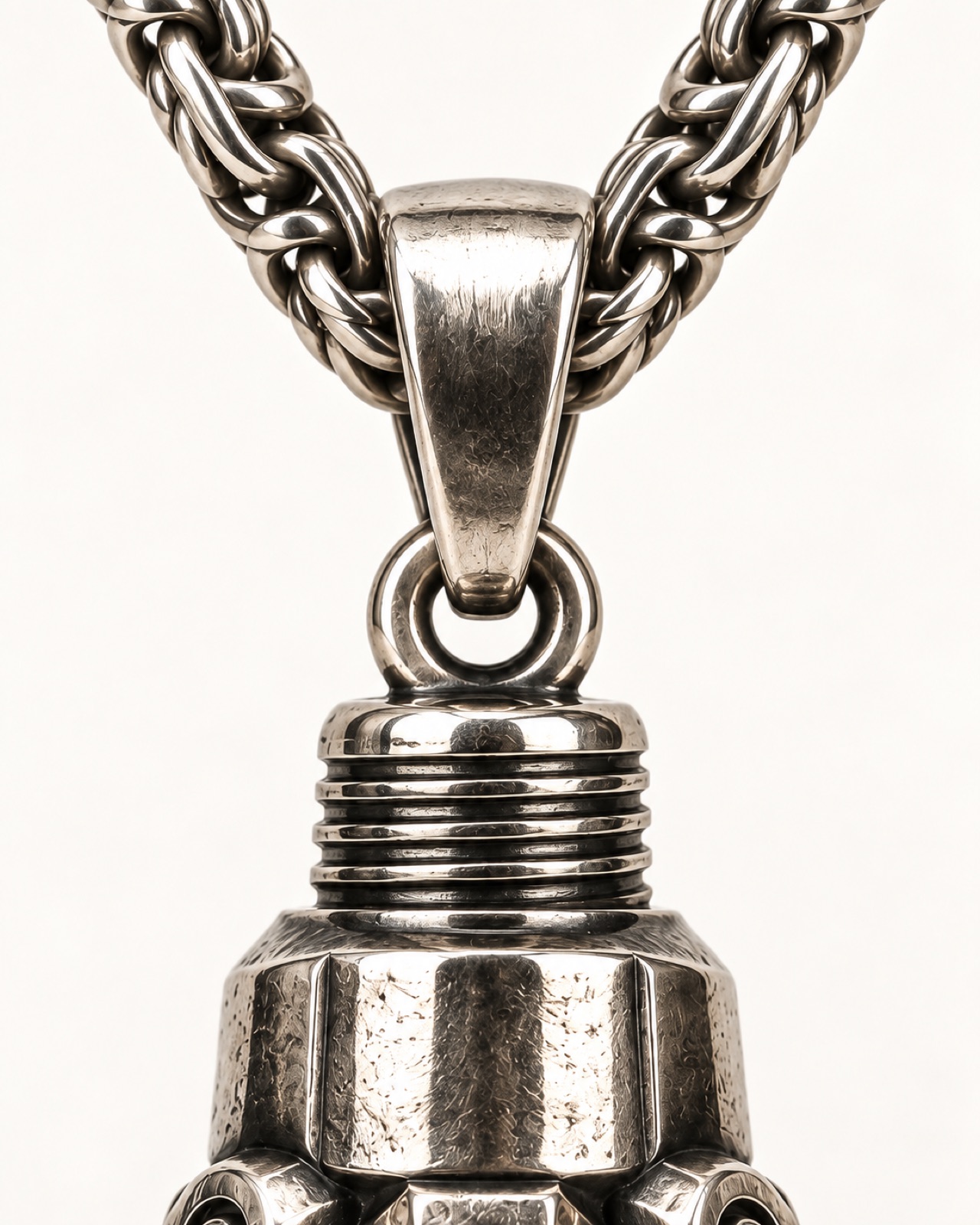 Drill Bit Pendant — Construction detail