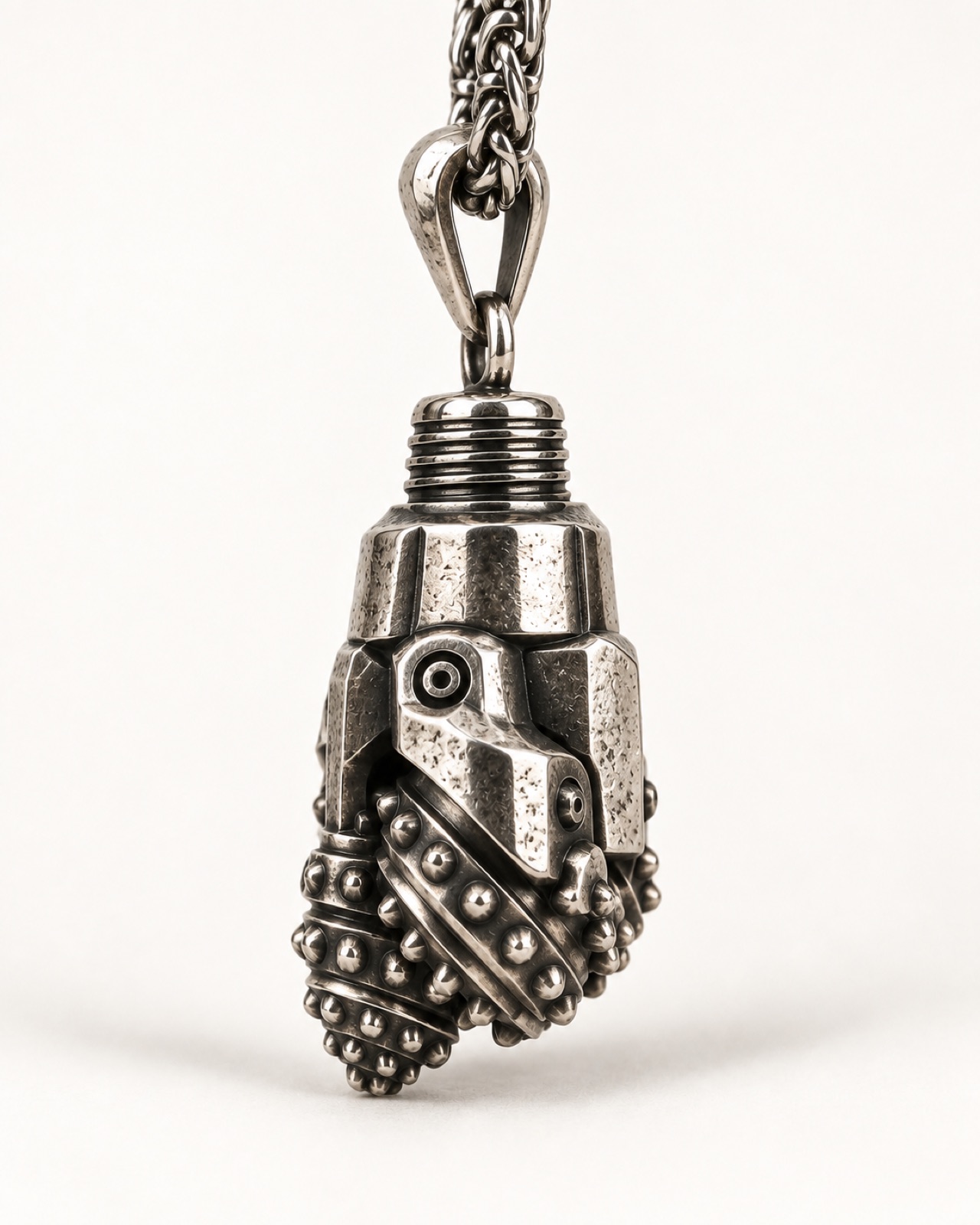 Drill Bit Pendant — Side / profile
