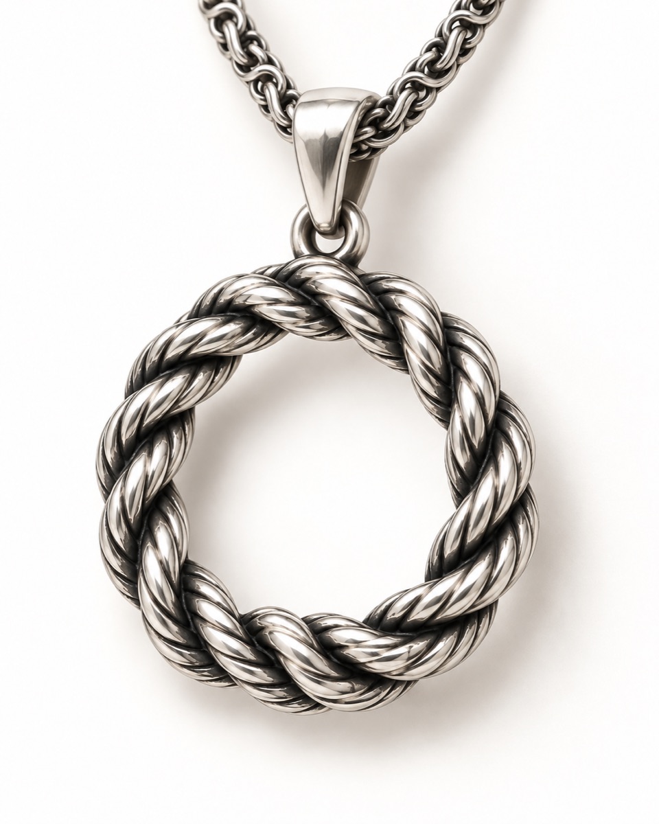 Rope Pendant — Three-quarter