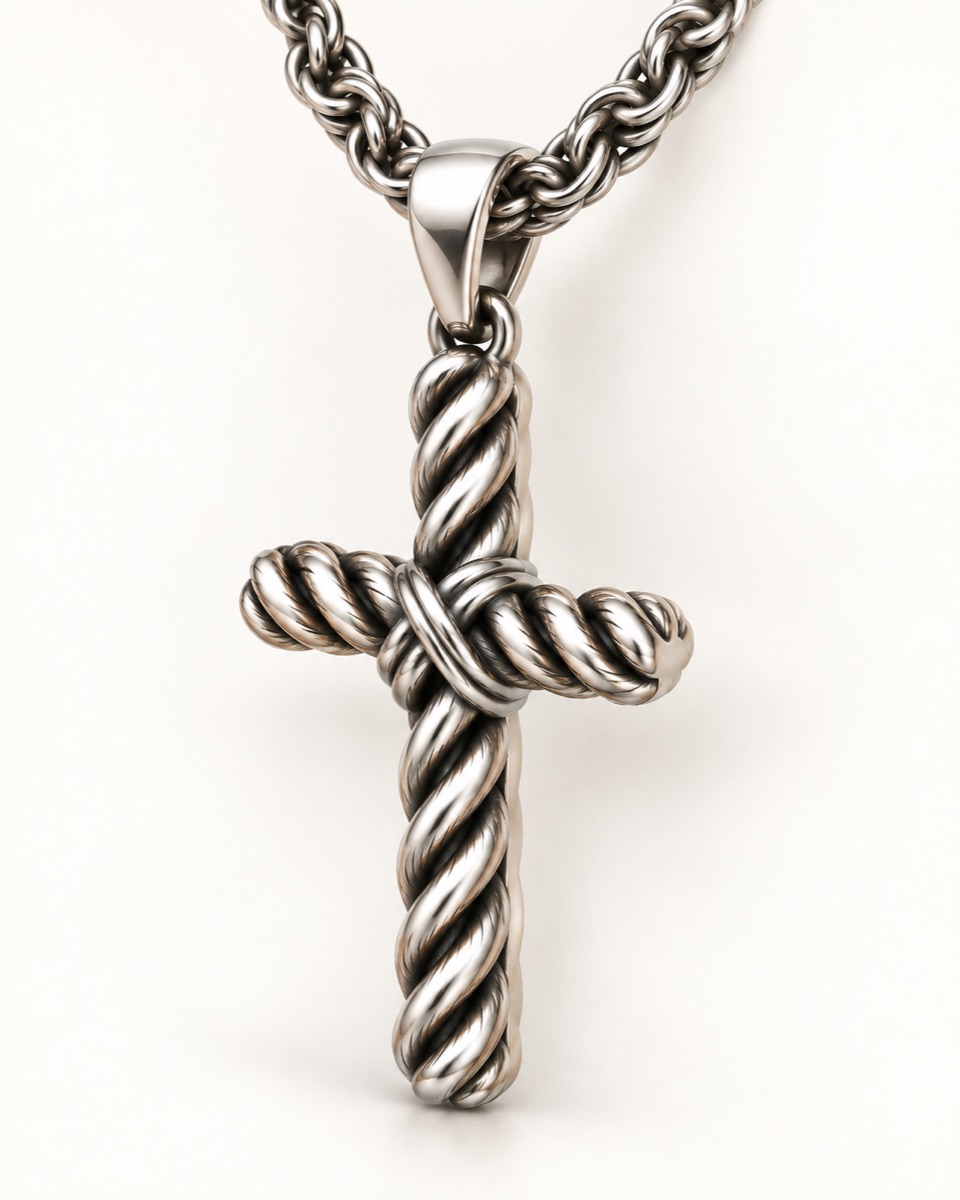 Rope Cross — Three-quarter