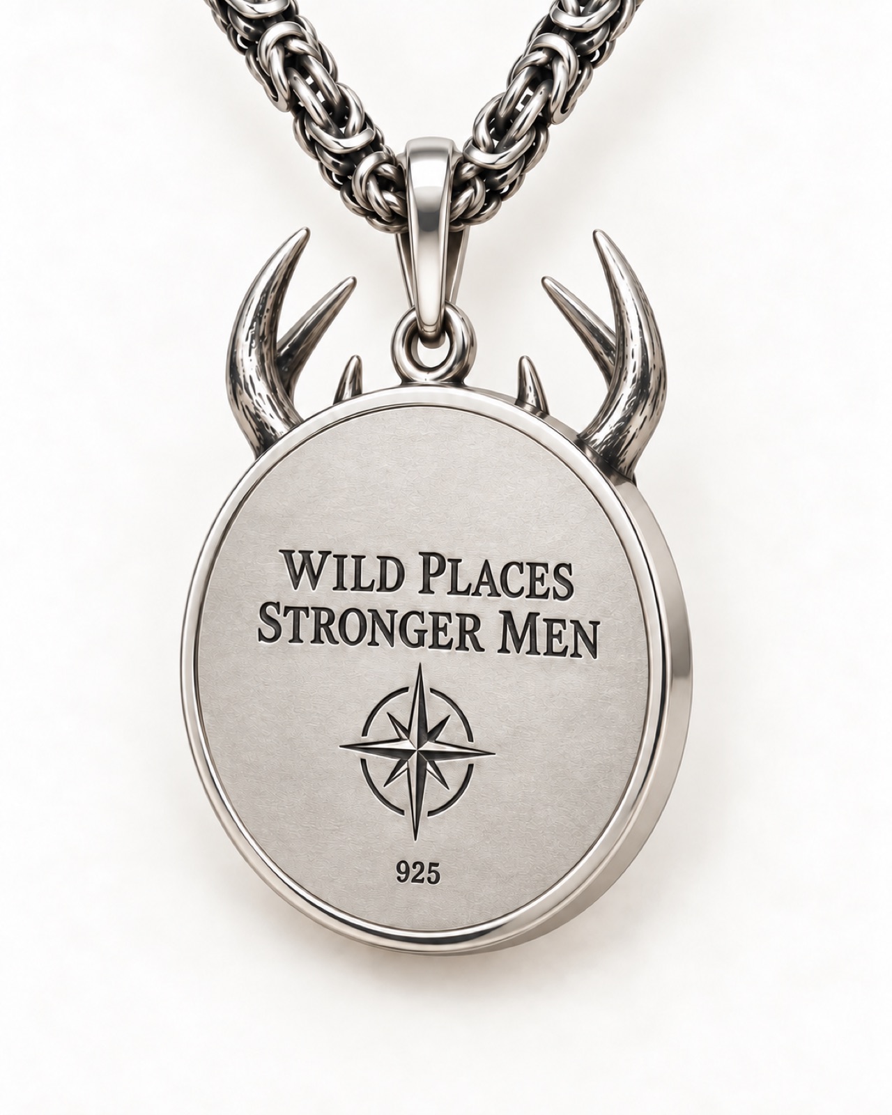 Whitetail Pendant — Back